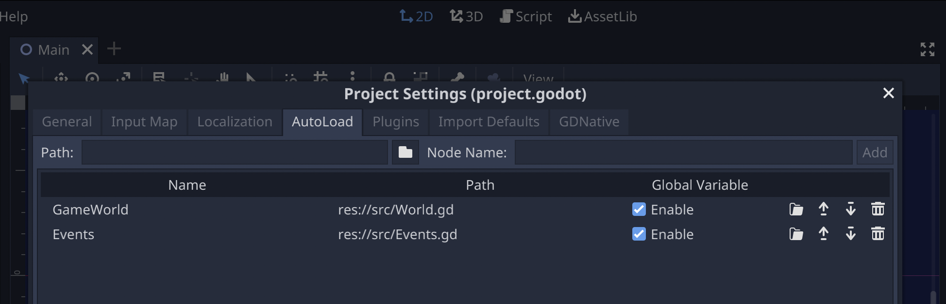 autoload scripts in project.settings
